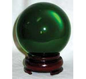 50mm Green crystal ball