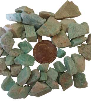 1 Lb Amazonite untumbled